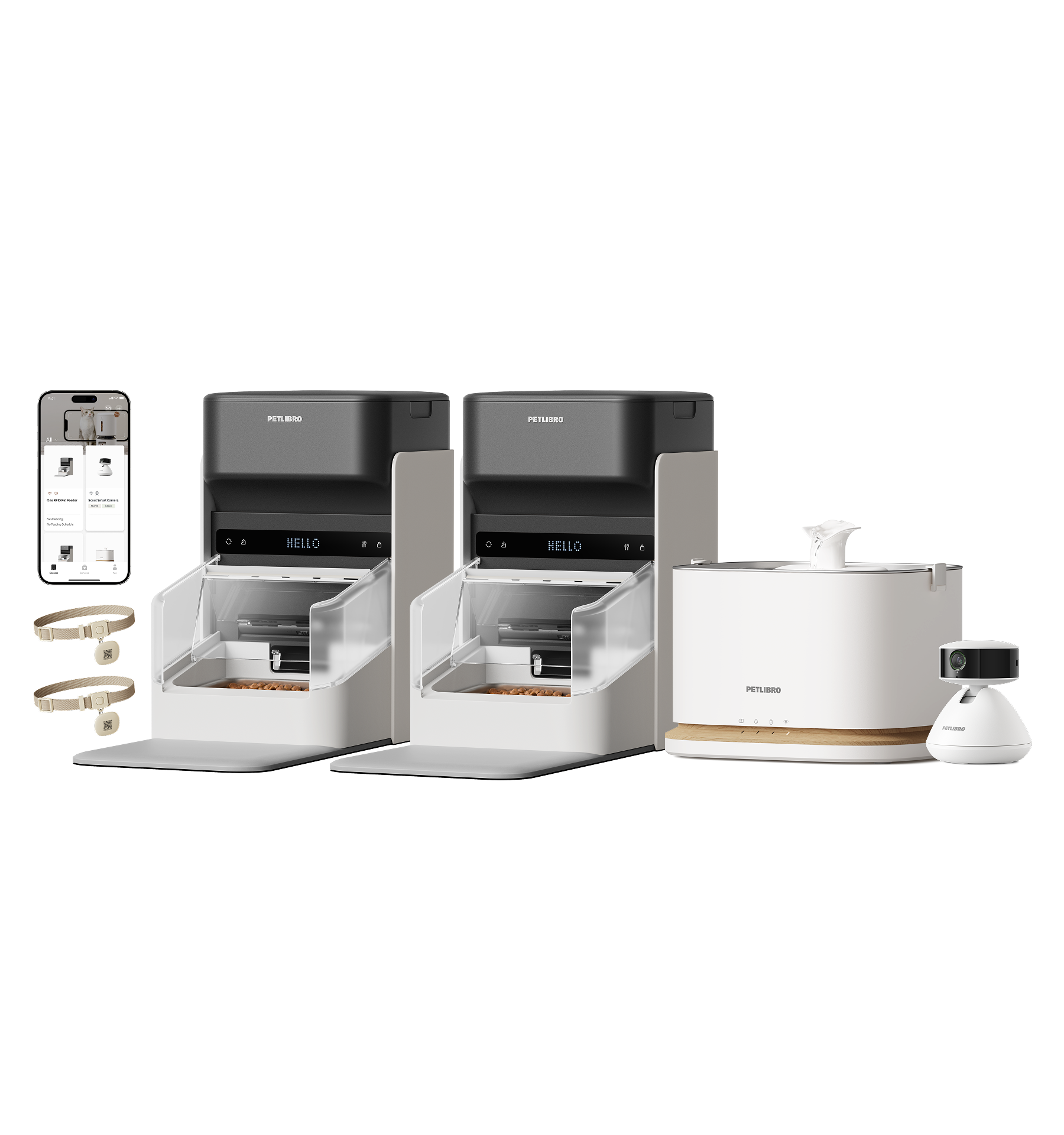 One RFID Smart Feeder & Dockstream 2 Smart Cordless Fountain & Scout Smart Camera #1