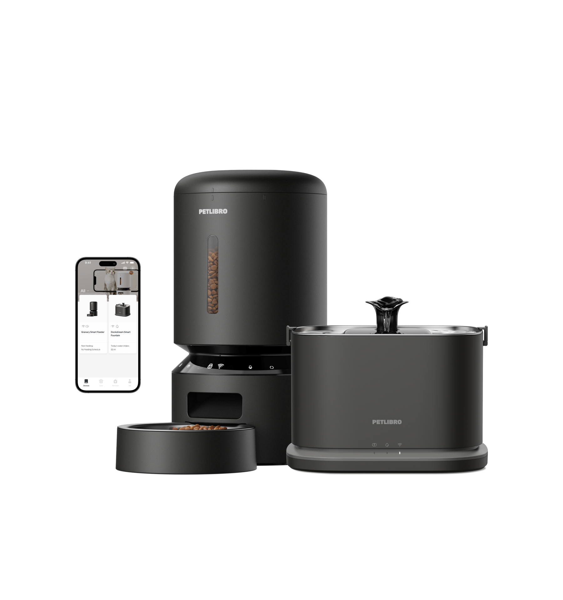 Granary Smart Feeder & Dockstream 2 Smart Fountain #1
