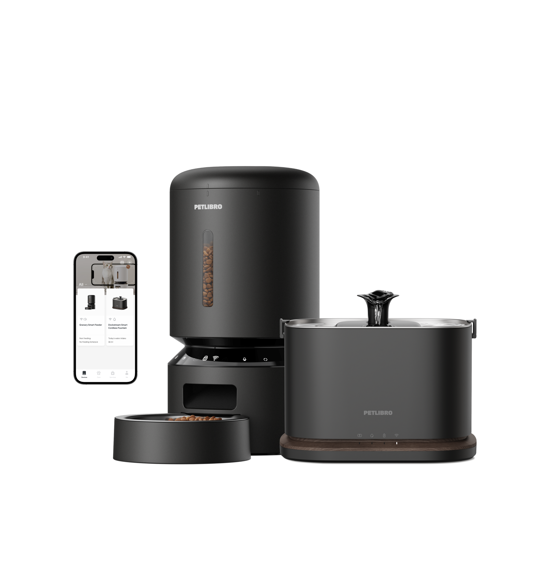 Granary Smart Feeder & Dockstream 2 Smart Fountain #1