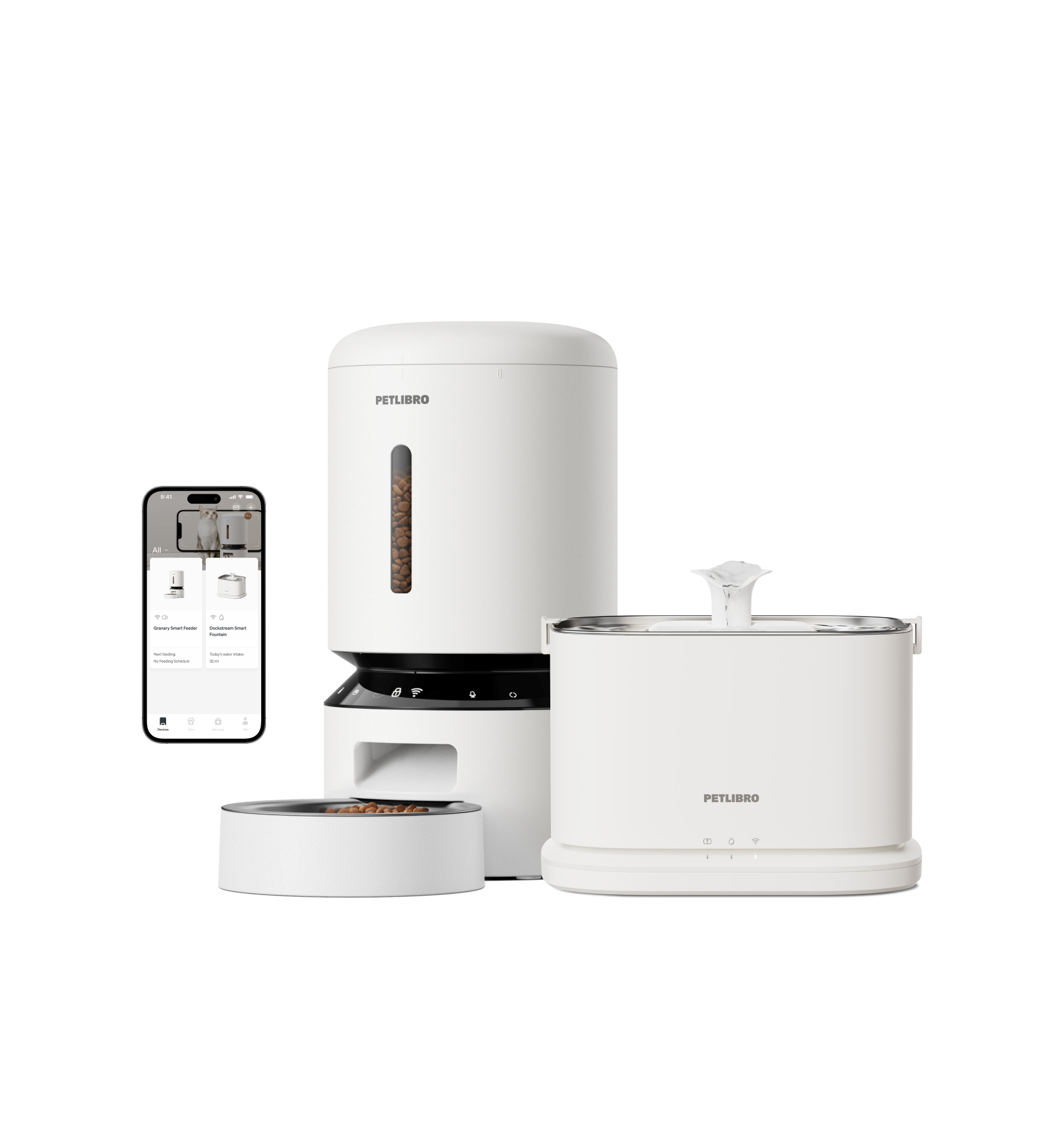 Granary Smart Feeder & Dockstream 2 Smart Fountain #1