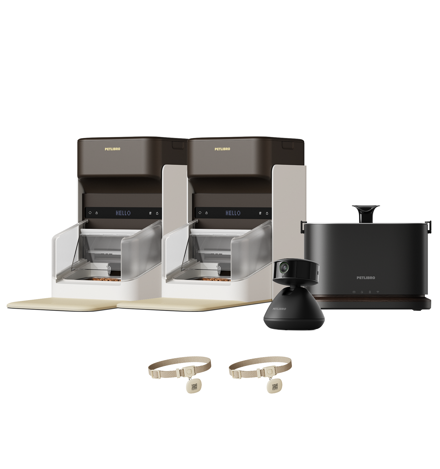 One RFID Smart Feeder & Dockstream 2 Smart Cordless Fountain & Scout Smart Camera